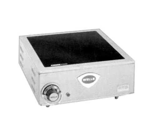Wells HC-100 1 Burner Solid Top Electric Hot Plate | 120 Volt