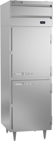 Beverage Air PH1-1HS 2-Solid Half Door Reach-In Heated Cabinet | 21.01 Cu. Ft.