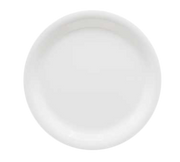 G.E.T. NP-9-DW Diamond White 9" White Melamine Plate | Case of 24