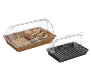 G.E.T. CO-3065-CL Clear 21-1/4 x 13" Rectangle Plastic Basket Cover