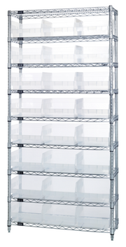 Quantum WR9-210CL Shelving Unit, Wire
