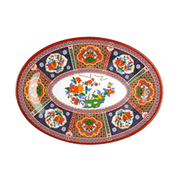 Thunder Group 2009TP Peacock 9" X 6 5/8" Platter | Case of 12