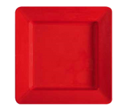 G.E.T. Red Sensation 12" Red Square Melamine Plate | Model No. ML-12-RSP