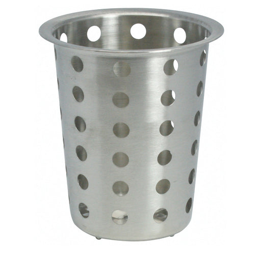 Winco FC-SS Stainless Steel Perforated Flatware Cylinder