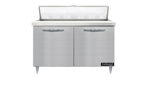 Continental Refrigerator D48N18M Refrigerated Counter, Mega Top Sandwich / Salad Unit
