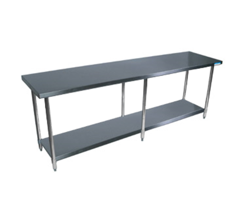 BK Resources SVT-9630 Stainless Steel Work Table | 96" x 30"