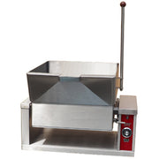 Crown Steam GCTS-16 16 Gal. Gas Countertop Tilting Skillet | 63,000 BTU
