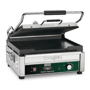 Waring WDG250T 14.5" Dual Cast Iron Sandwich Grill Smooth/Grooved