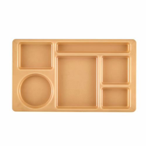 Cambro 915CW Camwear 6 Compartment Eco-safe Tray | 8-3/4" x 15"