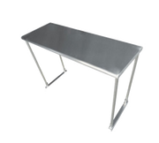 Advance Tabco ETS-18-96-X 96" x 18" Stainless Steel Single-Deck Table Mounted Overshelf