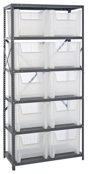 Quantum QSBU-800CL Shelving Unit, Solid Flat