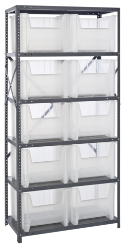 Quantum QSBU-800CL Shelving Unit, Solid Flat