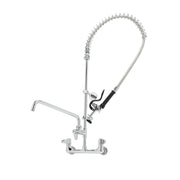 T&S Brass 5PR-8W14 8" Center Wall Mount Prerinse Unit w/14" Spout