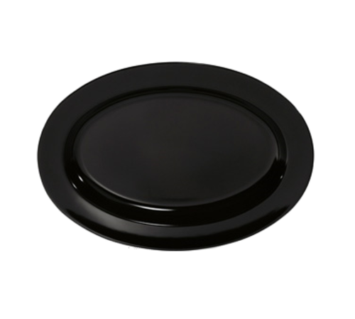 G.E.T. Milano OP-618-MI 18 x 13-1/2" Oval Melamine Platter
