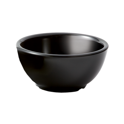G.E.T. B-525-BK Black Elegance 5-1/4" 16 oz. Black Melamine Bowl | Case of 24
