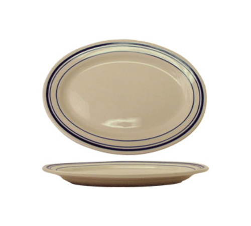 International Tableware CT-34 9-1/4" x 6-3/8" Platter | Case of 24