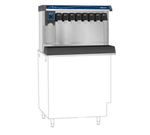 Follett Products, LLC VU155B8RL Soda Ice & Beverage Dispenser, In-Counter