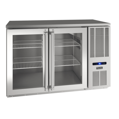 Viking VCBR552-SG01A 52" 2-Glass Door Back Bar Cooler | 12.52 Cu. Ft.