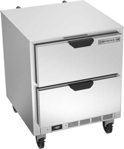 Beverage Air UCFD27AHC-2 27" 2 Drawer Undercounter Freezer | 5.99 Cu. Ft.