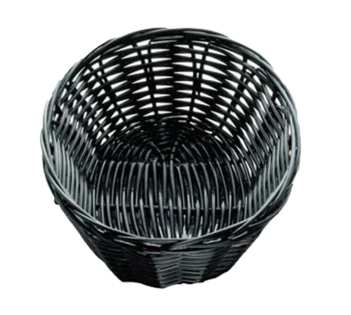 Tablecraft 2471 7" Oval Handwoven Bread Basket | Multiple Color Options