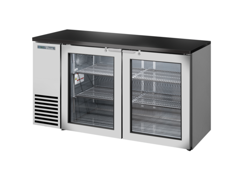 True Mfg. TBB24-60-2G-Z1-BST-B-1 Back Bar Cooler