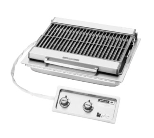 Wells B-406 25" Radiant Electric Drop-In Charbroiler | 208/240 Volt