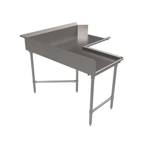 BK Resources BKCDT6-C6060L Dishtable, Clean "L" Shaped
