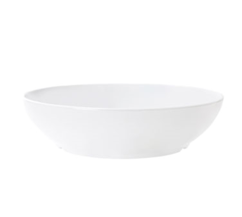 G.E.T. CS-6106-W Siciliano/Mama Mia 8-1/2" 1.3 qt. White Melamine Serving Bowl | Case of 12