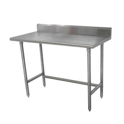 Advance Tabco TKMSLAG-247-X Stainless Steel Work Table w/ 5" Backsplash | 84" x 24"