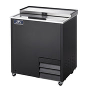 Arctic Air AGF24 24" Black Steel Glass Chiller and Froster | (50) 16 Oz. Pilsner Capacity