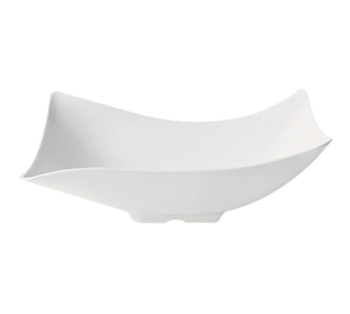 G.E.T. San Michele ML-220-SM 4 qt Rectangle Wavy Melamine Serving Bowl