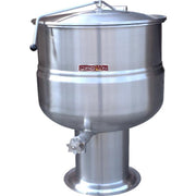 Crown Steam DP-60 Direct Steam 2/3 Jacket Stationary Steam Kettle | 60 Gal. Capacity