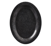 G.E.T. OP-120-EW Etchedware 12 x 9" Oval Melamine Platter | Case of 12