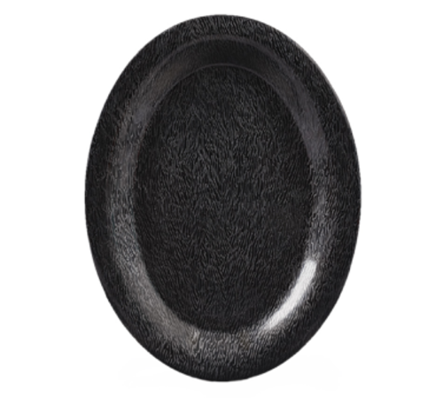 G.E.T. OP-120-EW Etchedware 12 x 9" Oval Melamine Platter | Case of 12