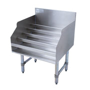 Advance Tabco LD-1824-X 24" x 23" 5 Step Liquor Bottle Display Unit | 30 Bottle Capacity