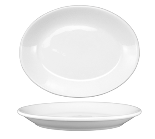 International Tableware TN-34/DO-34 9-5/8" x 7-1/2" Platter | Case of 12