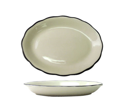 International Tableware SY-12 9-7/8" x 7-1/4" Platter | Case of 24