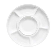 G.E.T. Milano APS-6-MI 14" 6-Compartment Melamine Compartment Plate