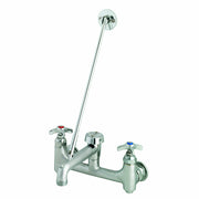 T&S Brass B-2492 8" Center Wall Mount Service Sink Mixing Faucet