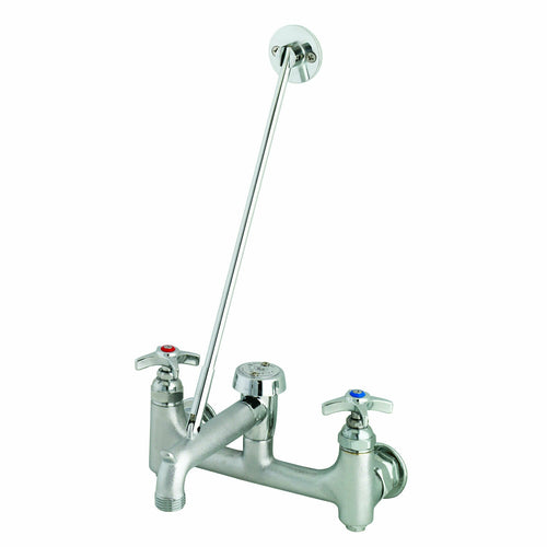 T&S Brass B-2492 8" Center Wall Mount Service Sink Mixing Faucet