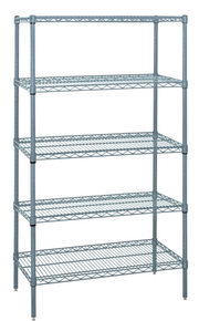 Quantum WR63-1242GY-5 Shelving Unit, Wire