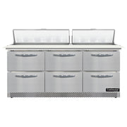Continental Refrigerator SW72N18C-FB-D Refrigerated Counter, Sandwich / Salad Unit