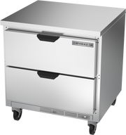 Beverage Air WTRD32AHC-2-FLT 32" 2 Drawer Worktop Refrigerator with Flat Top | 7.2 Cu. Ft.