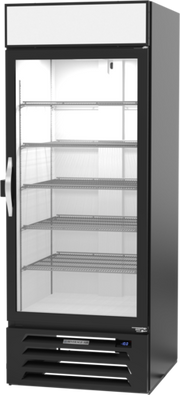 Beverage Air MMF27HC-1-B-IQ 31.25" 1 Glass Door Black Reach In Merchandiser Freezer | 25.97 Cu. Ft.