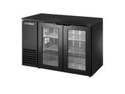 True Mfg. TBB24-48-2G-Z1-BST-B-1 Back Bar Cooler