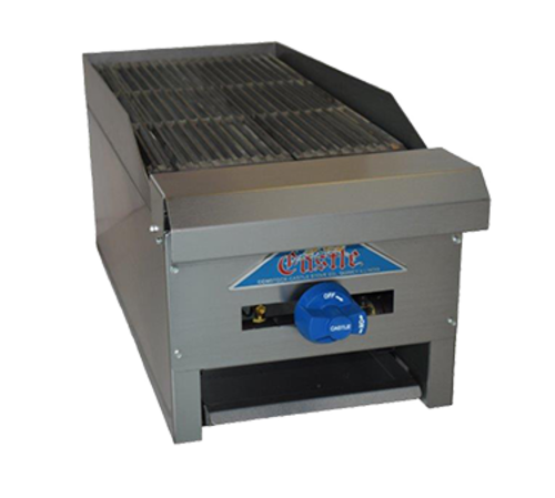 Comstock-Castle ELB18 18" Manual Countertop Gas Lava Rock Charbroiler | 36,000 BTU