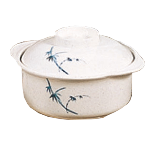 Thunder Group 3503BB 4 7/8" Miso Bowl W/ Lid, Blue Bamboo 12 oz. | Case of 12