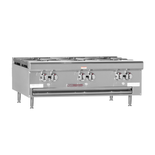 SouthBend HDO-24SU 4 Burner Gas Step-Up Hot Plate | 132,000 BTU