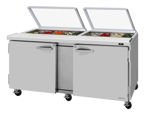 Turbo Air PST-72-N-GL Sandwich / Salad Prep Table