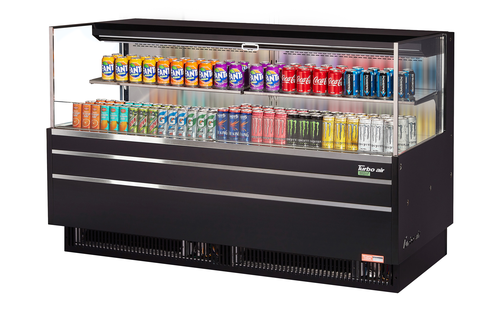 Turbo Air TOM-72L-UF-W(B)-2S-N Open Air Merchandiser